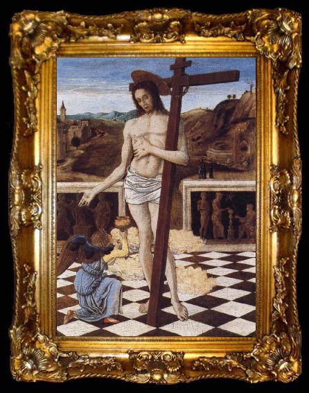 framed  Gentile Bellini The Blood of the Redeemer, ta009-2